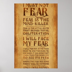The Litany Against Fear v2 Poster