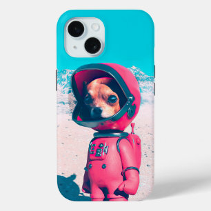 The Little Astronaut Dog 3D Art iPhone / iPad case