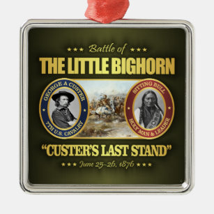 The Little Bighorn Metal Ornament
