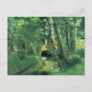 The Little Bridge, Pontoise, 1875 Postcard