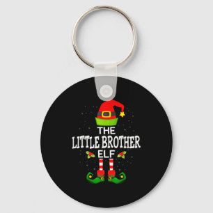 The Little Brother Elf Christmas Family Matching P Key Ring