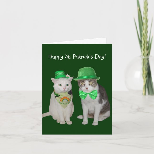 The Little Cats Who Wanted to be Irish Card (Front)