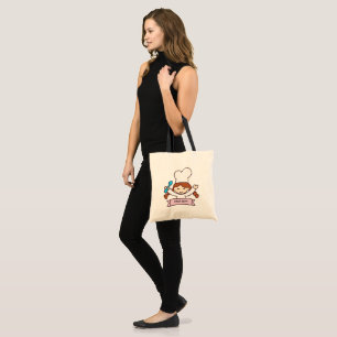 The Little Chef Hand-Drawn Canvas Tote Bag