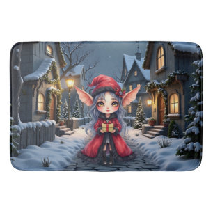 The Little Christmas Messenger.  Bath Mat