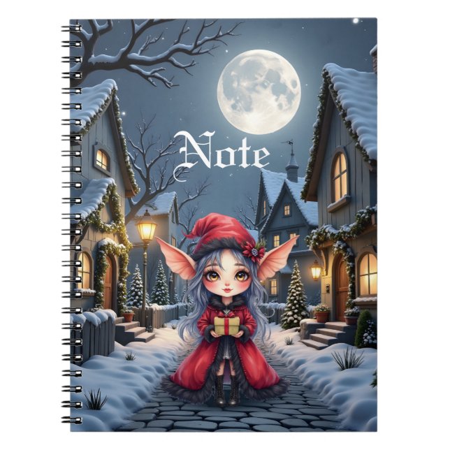 The Little Christmas Messenger.  Notebook (Front)