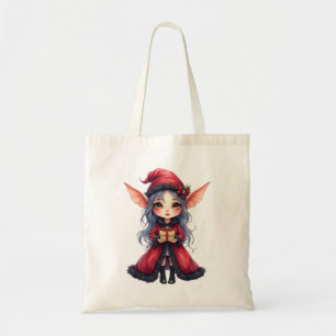The Little Christmas Messenger. Tote Bag