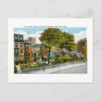 The Little Church Around the Corner, New York City Postcard