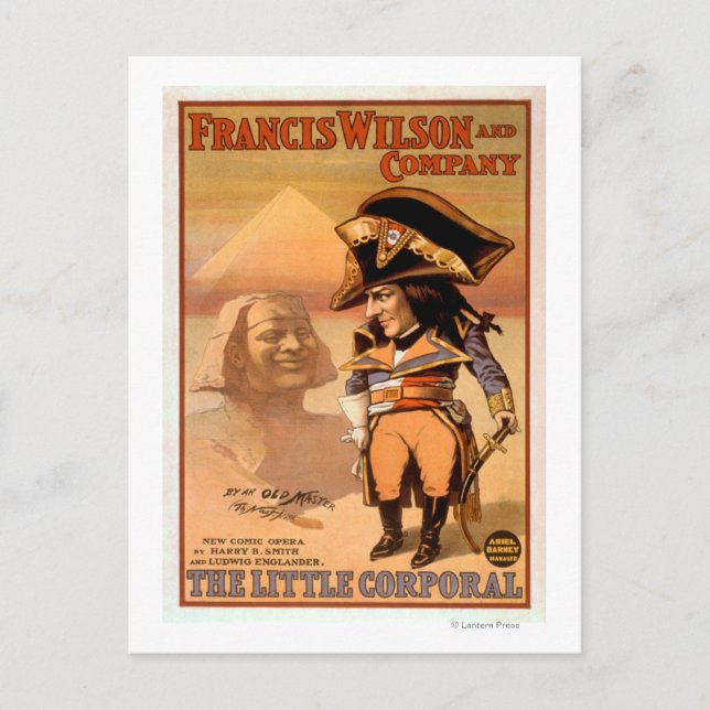 "The Little Corporal" Egypt Sphinx Theatre Postcard (Front)