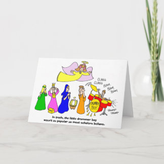 The little drummer boy holiday card