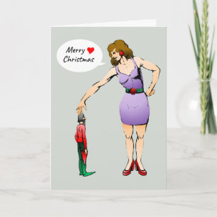 The Little Elf Christmas Card