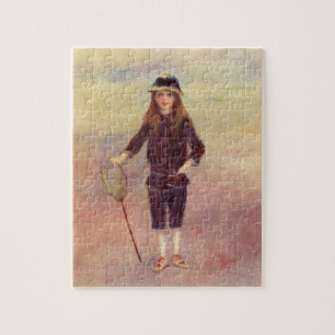 The Little Fishergirl (by Pierre-August Renoir) Jigsaw Puzzle