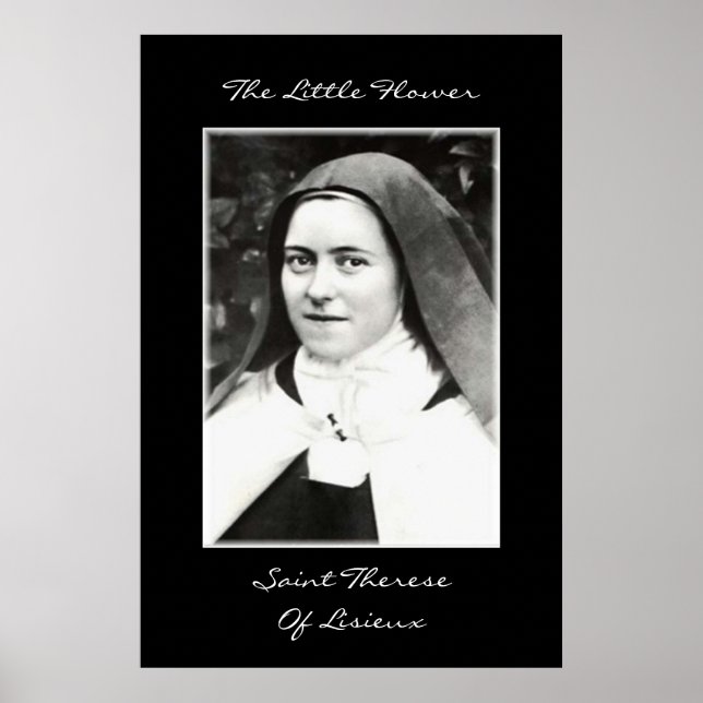THE LITTLE FLOWER SAINT THERESE OF LISIEUX POSTER (Front)