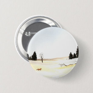 The Little Fox 6 Cm Round Badge