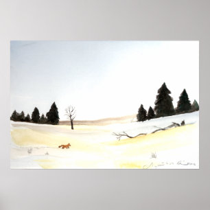 The Little Fox Poster