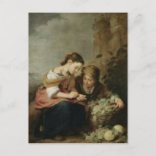 The Little Fruit-Seller, 1670-75 Postcard