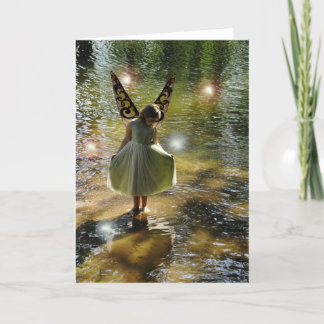 The Little Green Fairy Greeting Card