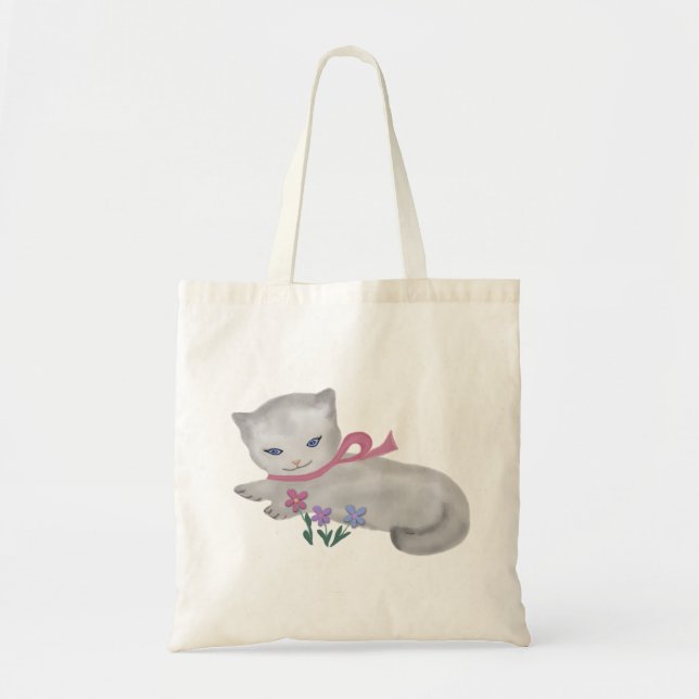The Little Kitten Tote Bag (Front)