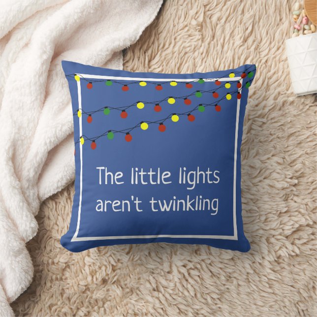 The little lights aren't twinkling cushion (Blanket)