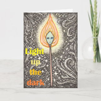 The Little Matchstick Girl Winter Solstice Card