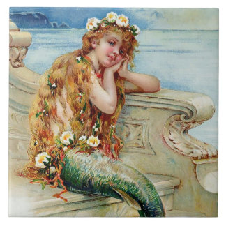 “The Little Mermaid” by E S Hardy Ceramic Tile