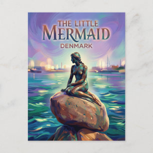 The Little Mermaid Denmark Postcard