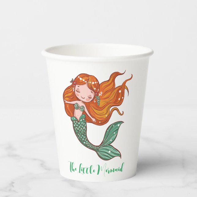 The Little Mermaid Paper Cups (Front)