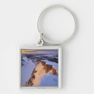 The Little Missouri River in winter in Key Ring