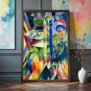 The Little Mountain Goats, Franz Marc Poster