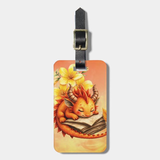 The Little Mystic Dragon.  Luggage Tag (Front Vertical)