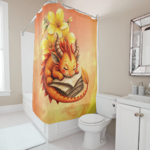 The Little Mystic Dragon. Shower Curtain