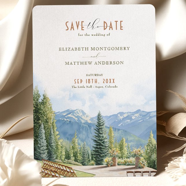 The Little Nell Aspen Colorado Save-the-Date Invitation (Creator Uploaded)