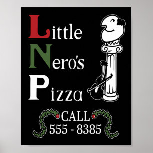 The Little Nero's Pizza Christmas Poster