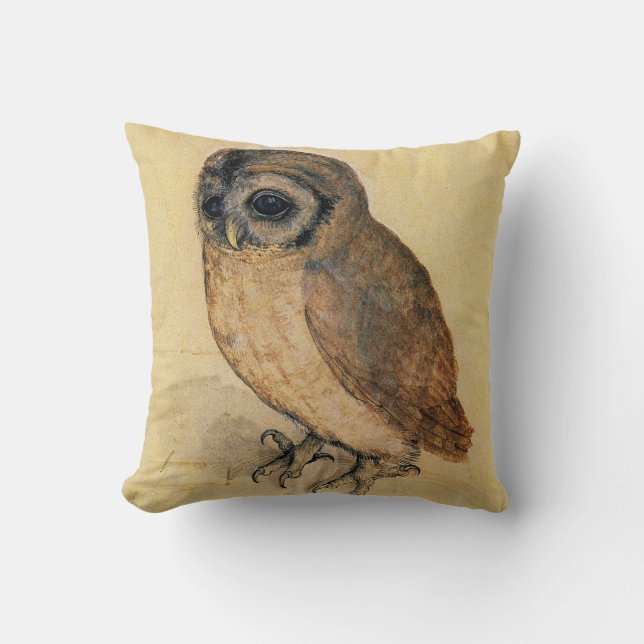 The Little Owl Albrecht Dürer Cushion (Front)