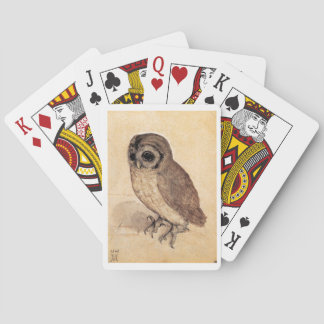 The Little Owl by Albrecht Durer 1506 public dom Playing Cards