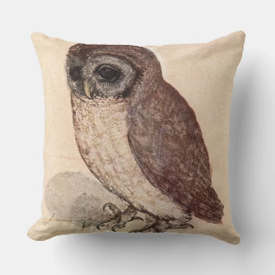 ‘The Little Owl’ by Albrecht Dürer Cushion