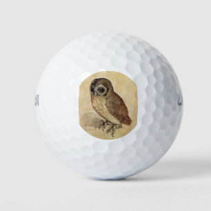 The Little Owl (by Albrecht Durer) Golf Balls