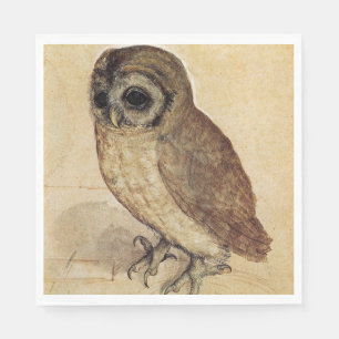 The Little Owl (by Albrecht Durer) Napkin