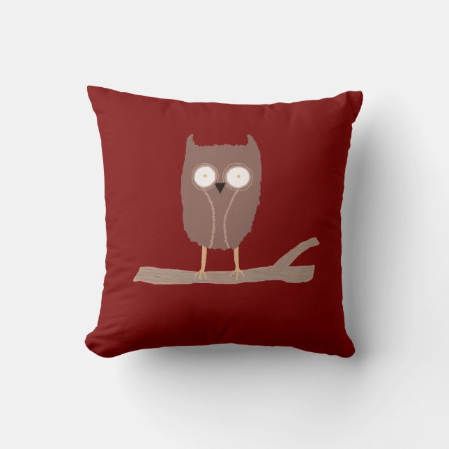 The Little Owl Cushion (Front)