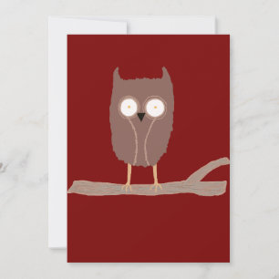 The Little Owl Invitation