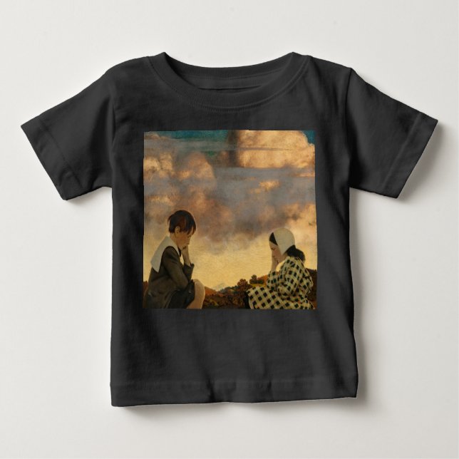 The Little Peach, 1904 by Maxfield Parrish Baby T-Shirt (Front)