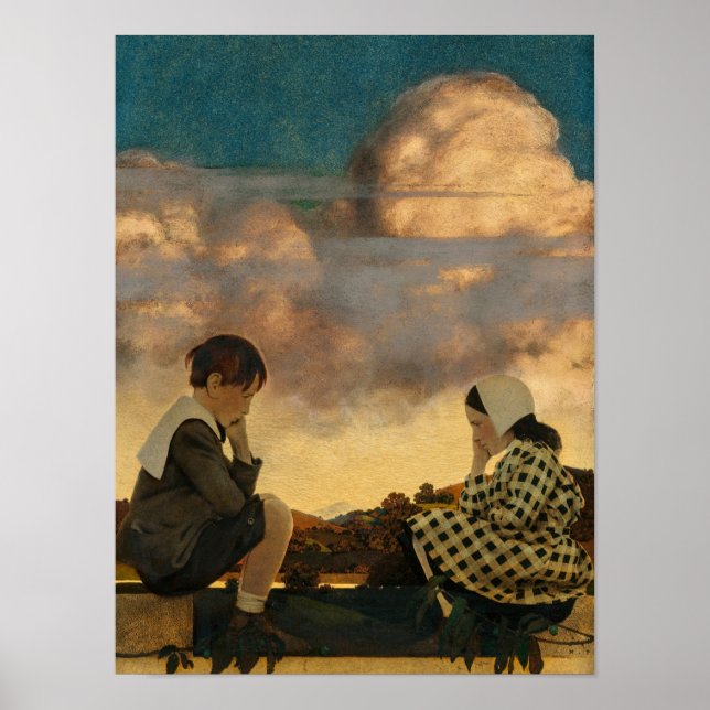 The Little Peach, 1904 by Maxfield Parrish Poster (Front)