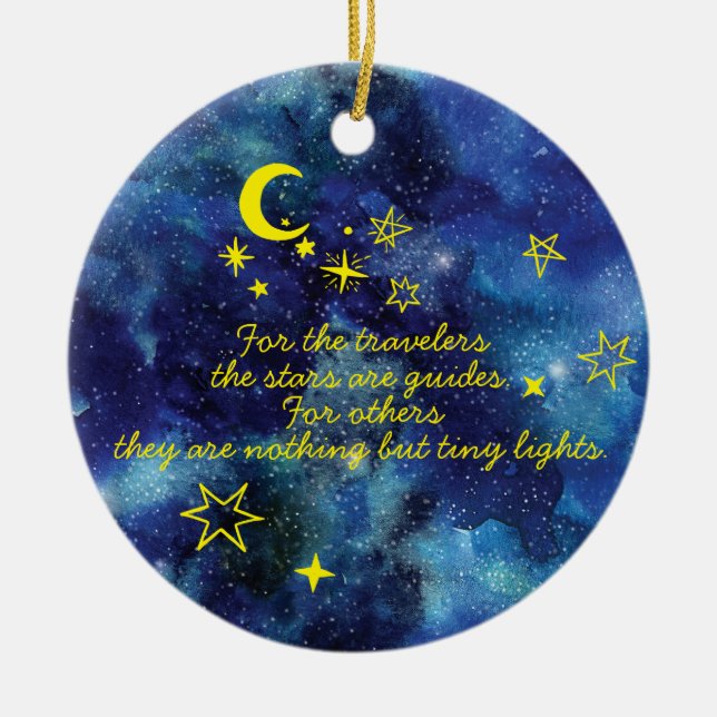 THE LITTLE PRINCE and Stars Ornament (Front)