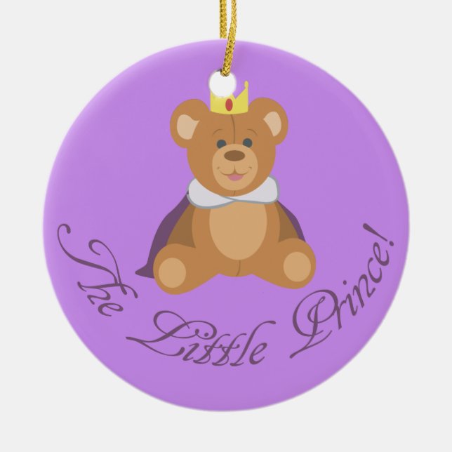 The Little Prince Ceramic Tree Decoration (Front)