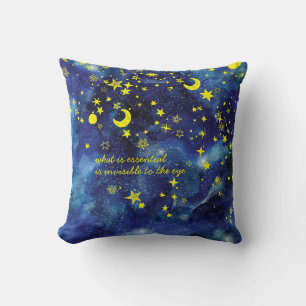 The Little Prince Quote and Stars customised name Cushion