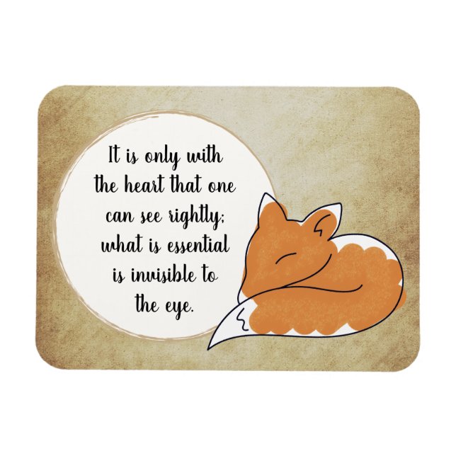 The Little Prince quote Magnet (Horizontal)