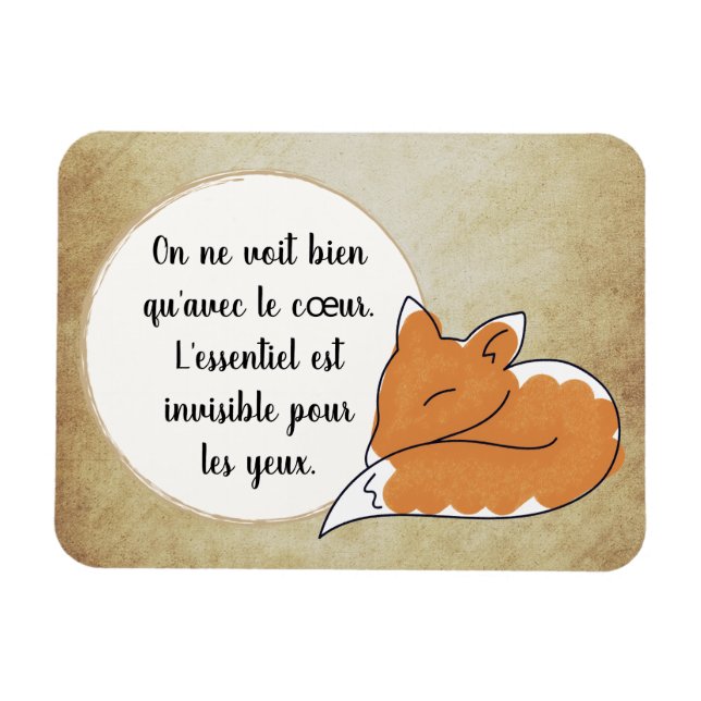 The Little Prince quote Magnet (Horizontal)