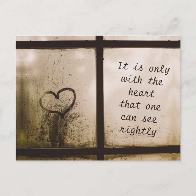 The little prince quote postcard (Front)