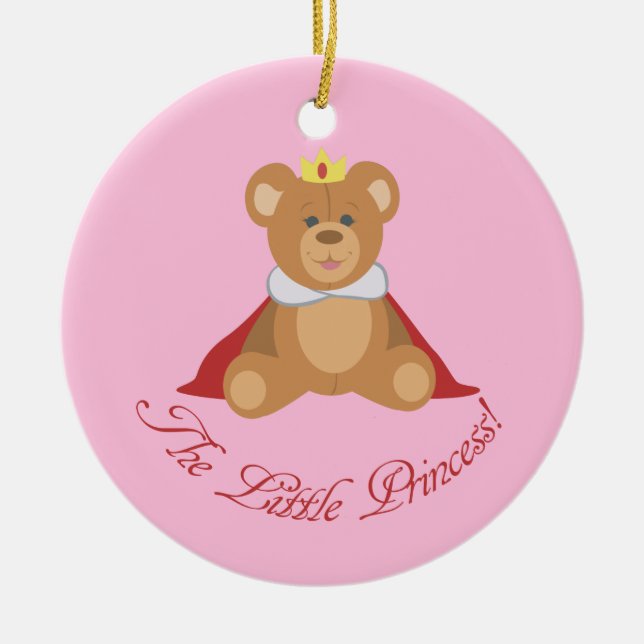 The Little Princess Ceramic Ornament (Front)