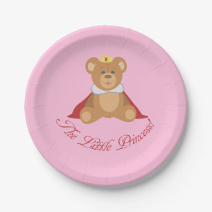 The Little Princess Paper Plate
