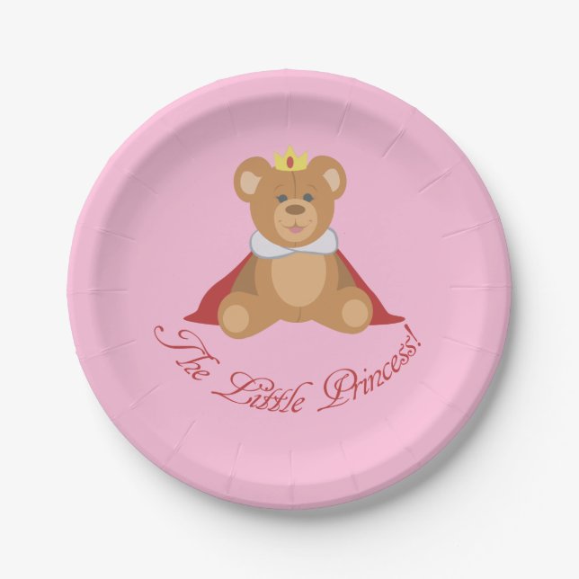 The Little Princess Paper Plate (Front)
